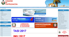 Desktop Screenshot of comune.casteldaccia.pa.it